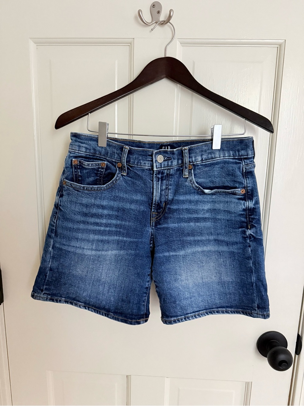 GAP Classic Mid-Blue Denim Shorts